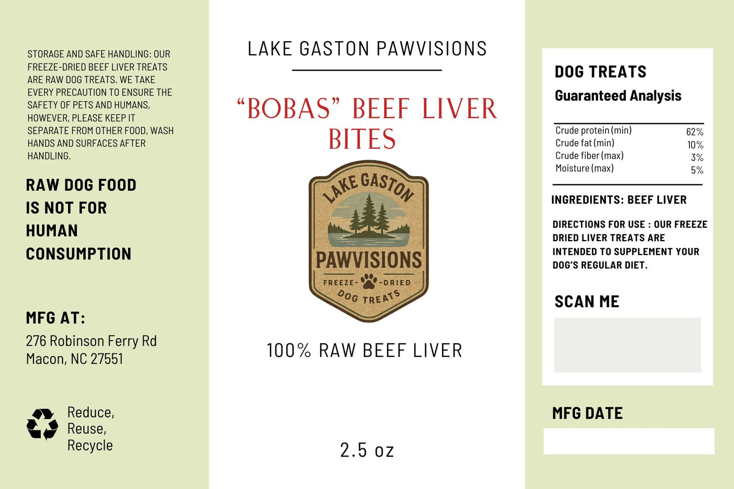 Boba’s Beef Liver Bites 🐾