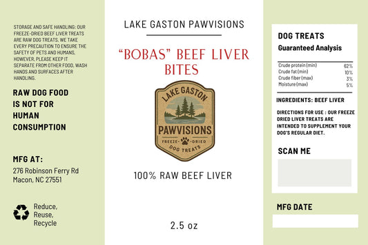 Boba’s Beef Liver Bites 🐾