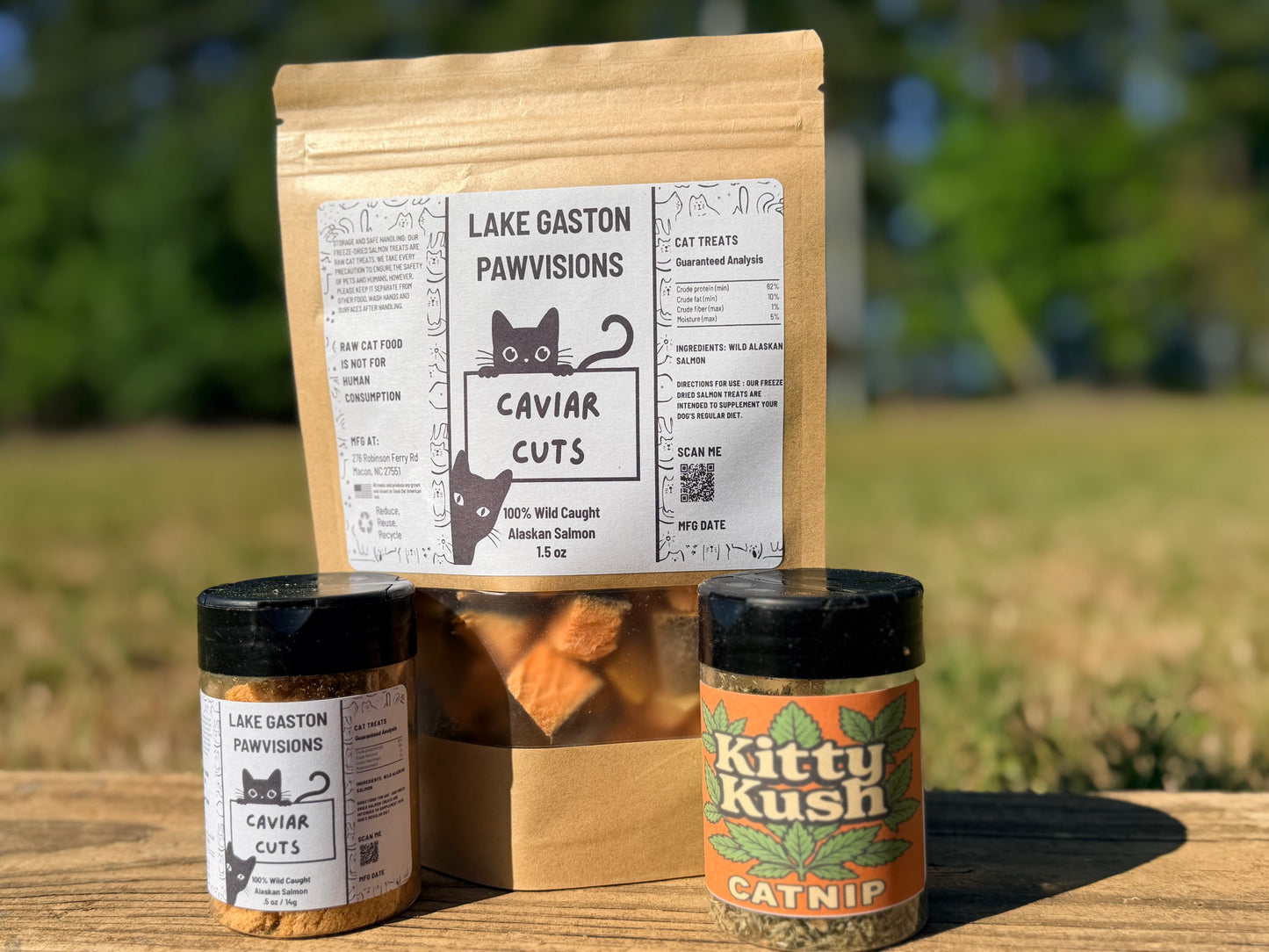 Caviar Cuts Bundle Pak – Alaskan King Salmon + Topper + Kitty Kush